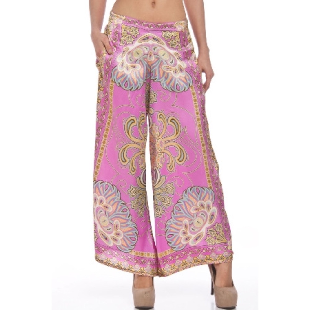 Violet Wide Leg Pants